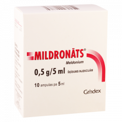 Mildronat Grindex 0.5G/5ml Mildronat Grindex 0.5G/5ml
